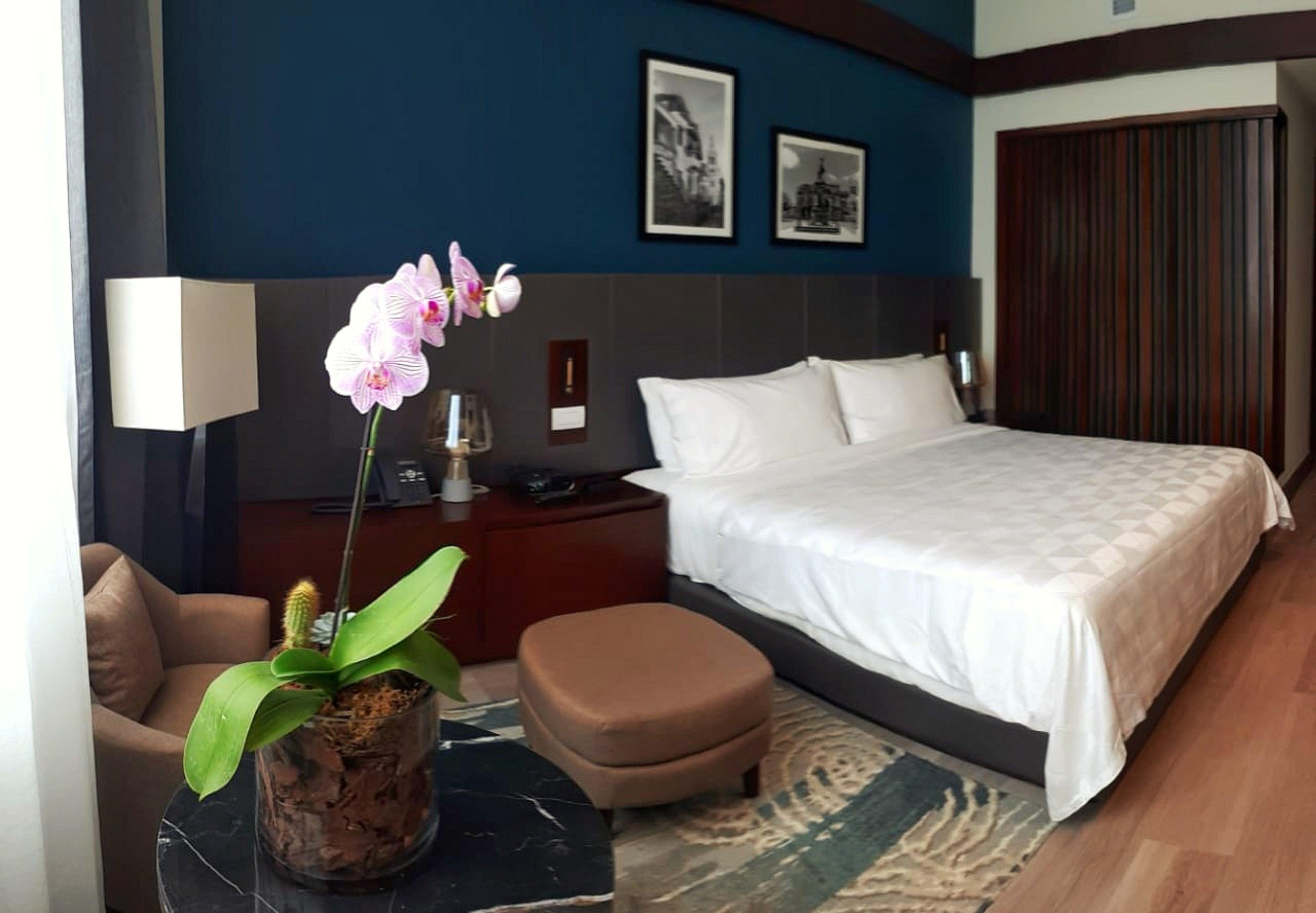 홀리데이 인 산토 도밍고 호텔 앤 스위트 산토도밍고 외부 사진 A bedroom at the hotel